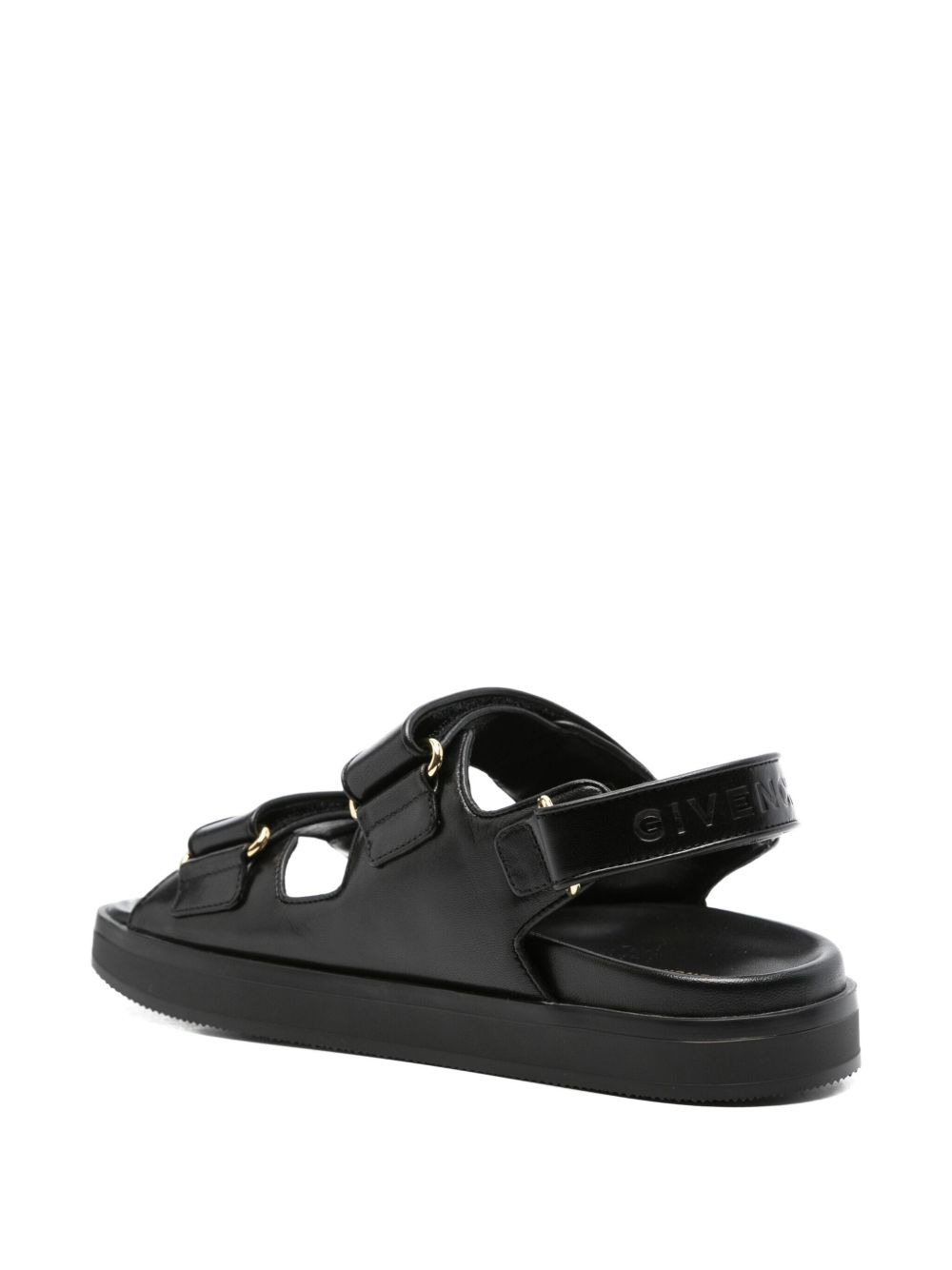 pattern double strap sandals - 4