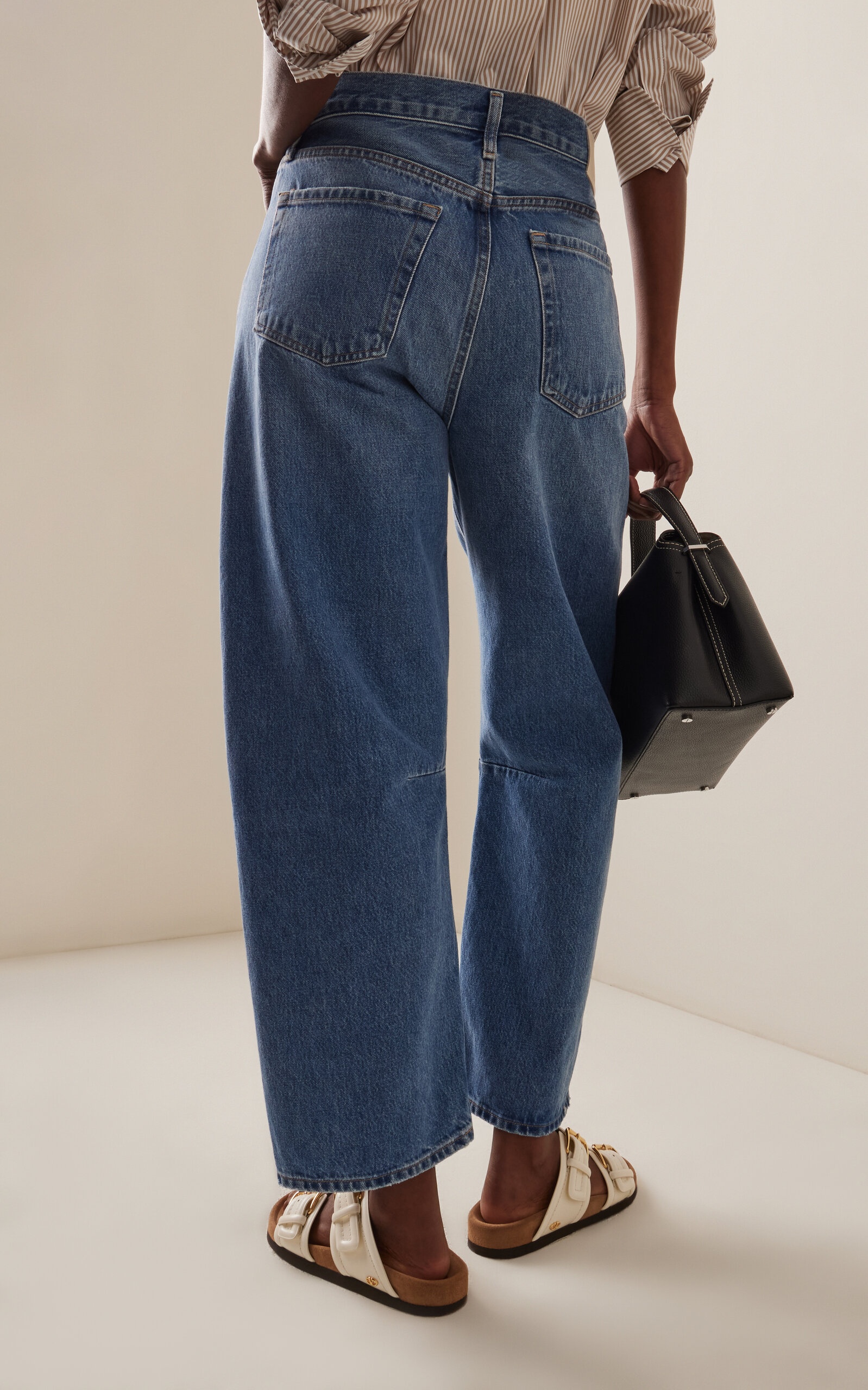 Miro Rigid High-Rise Wide-Leg Jeans blue - 4