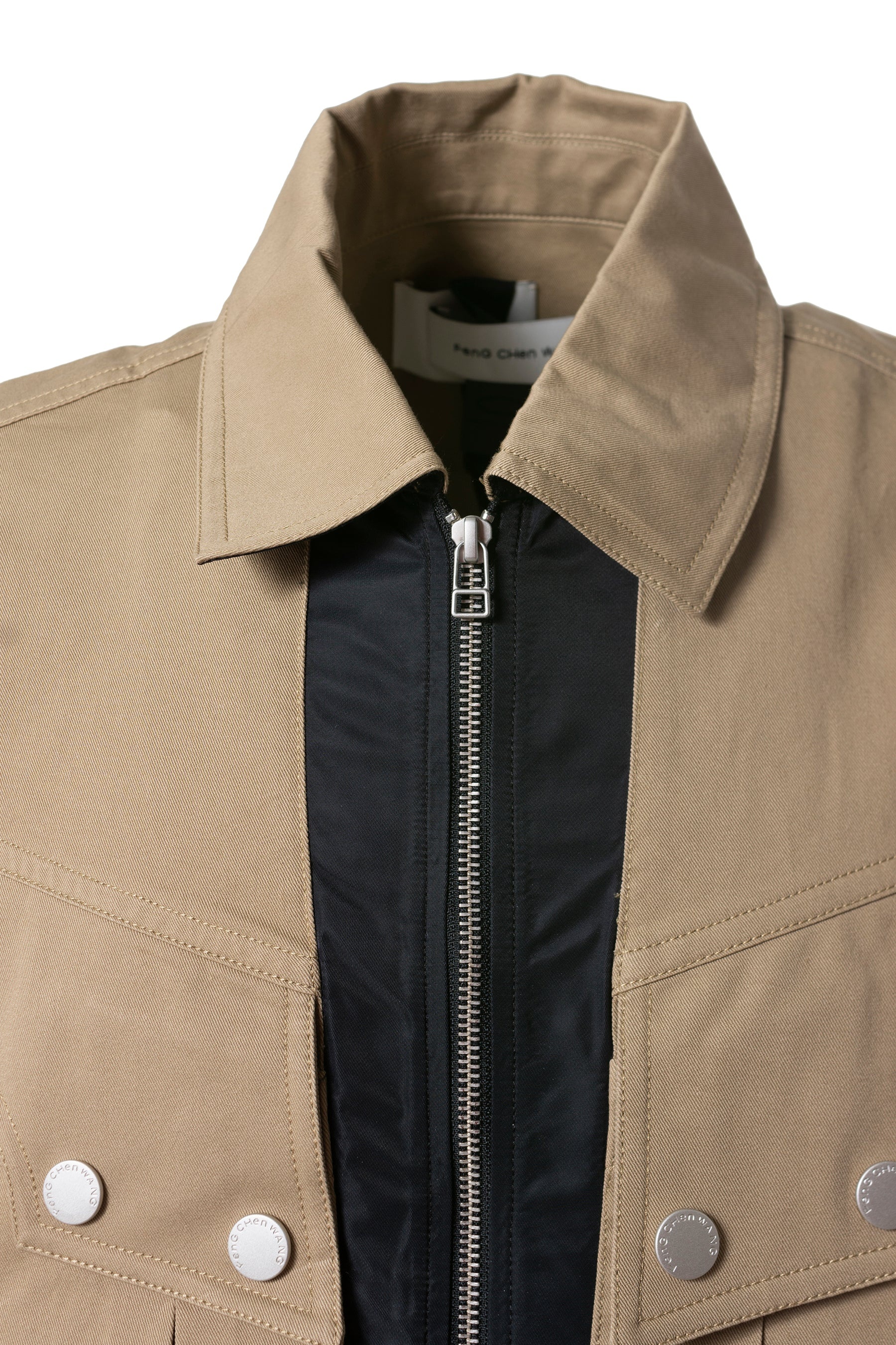 PANEL CARGO VEST / BLK/KHA - 3