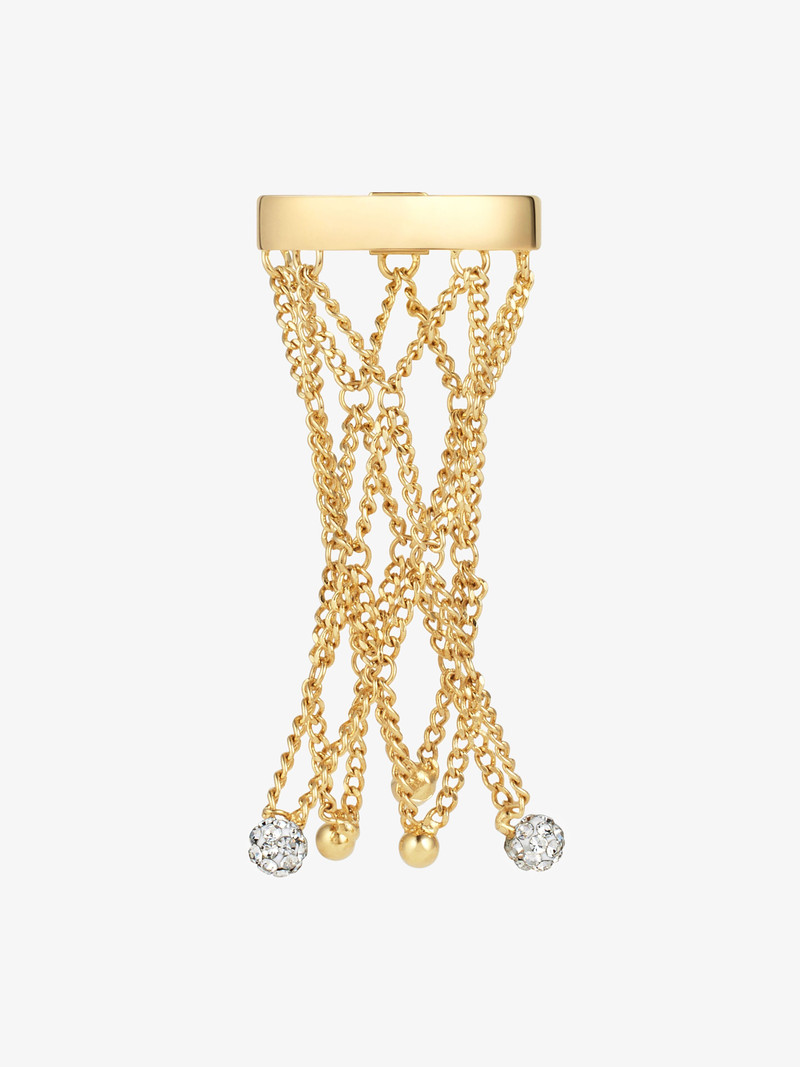 Givenchy PEARLING RING IN METAL WITH PEARLS AND CRYSTALS outlook