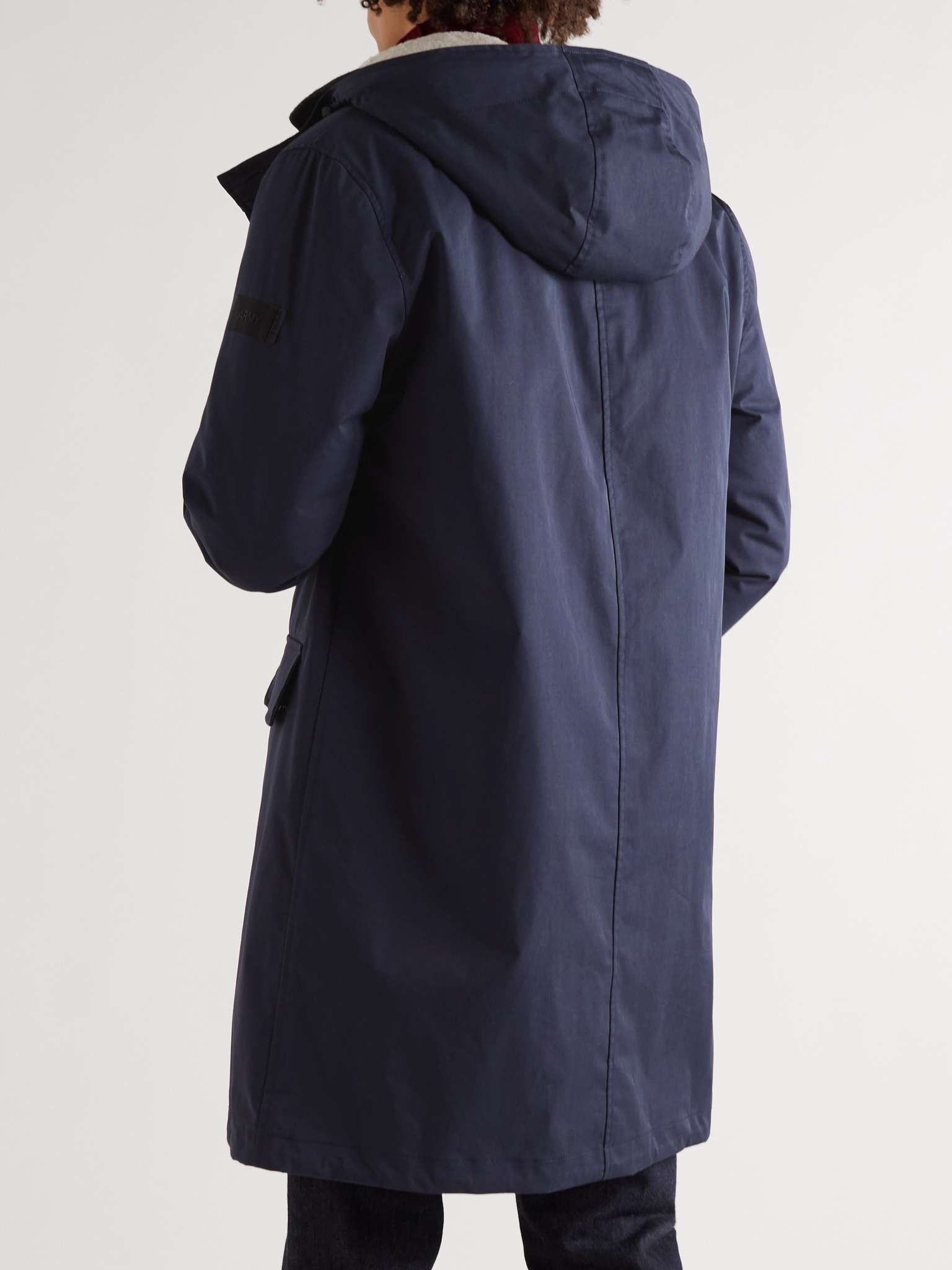 Tech Cotton-Blend Parka with Detachable Shearling Liner - 5