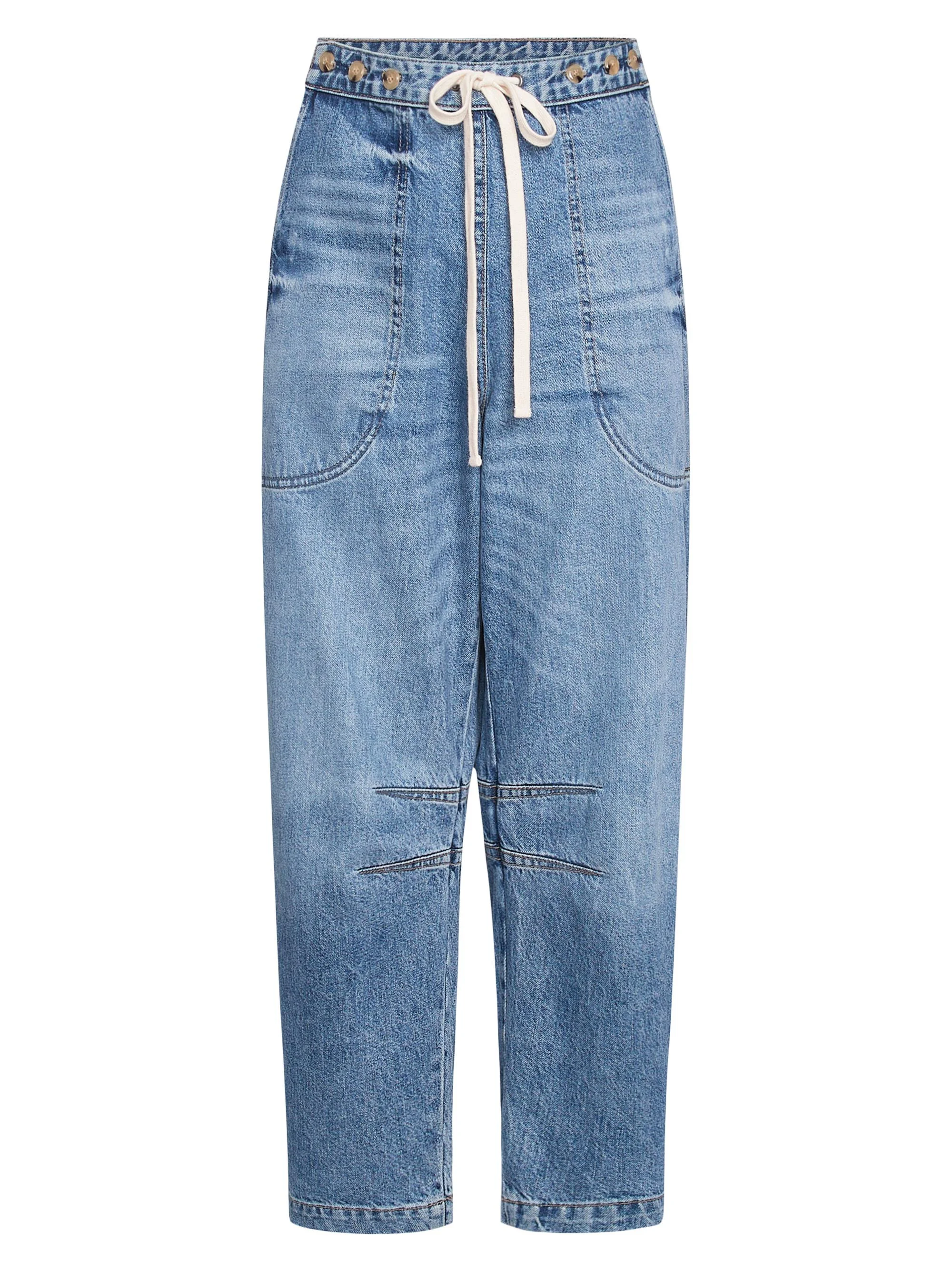 Women's Jetties Beach Barrel-Leg Jeans - Vintage Wash - 1