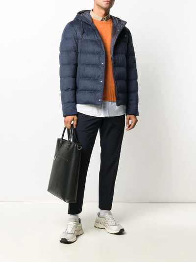 Herno cashmere padded jacket outlook