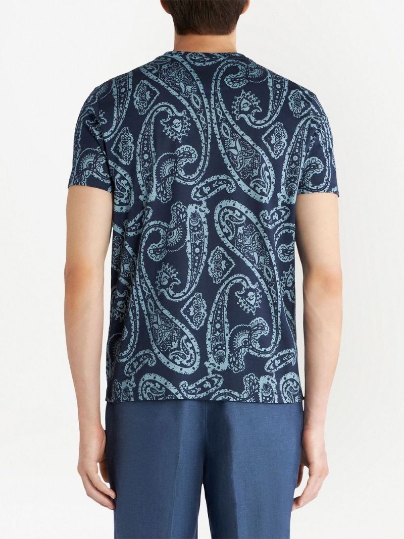 paisley-print cotton T-shirt - 3