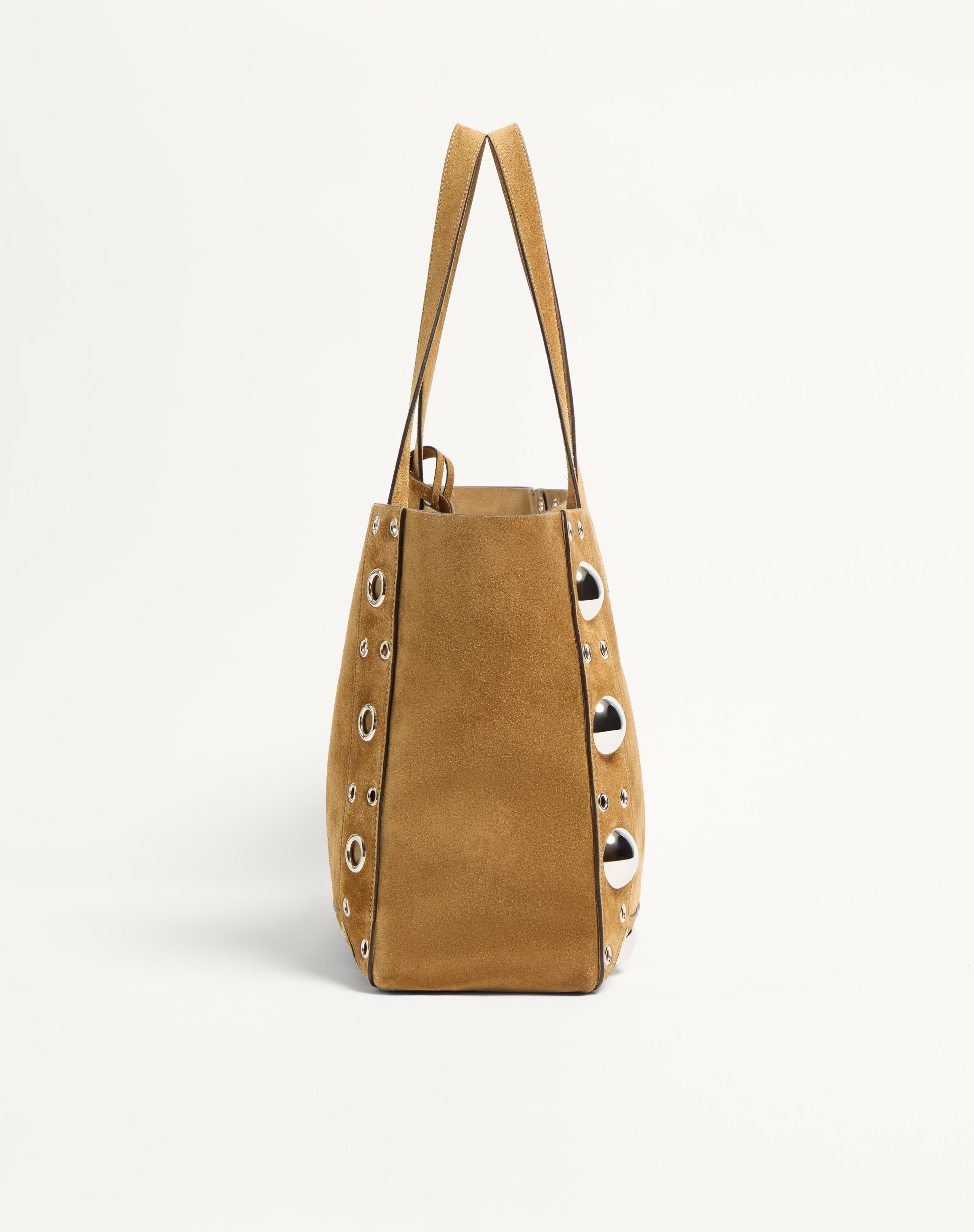 VALENTINO GARAVANI MEDIUM NELLCÔTE SUEDE SHOPPING BAG - 4