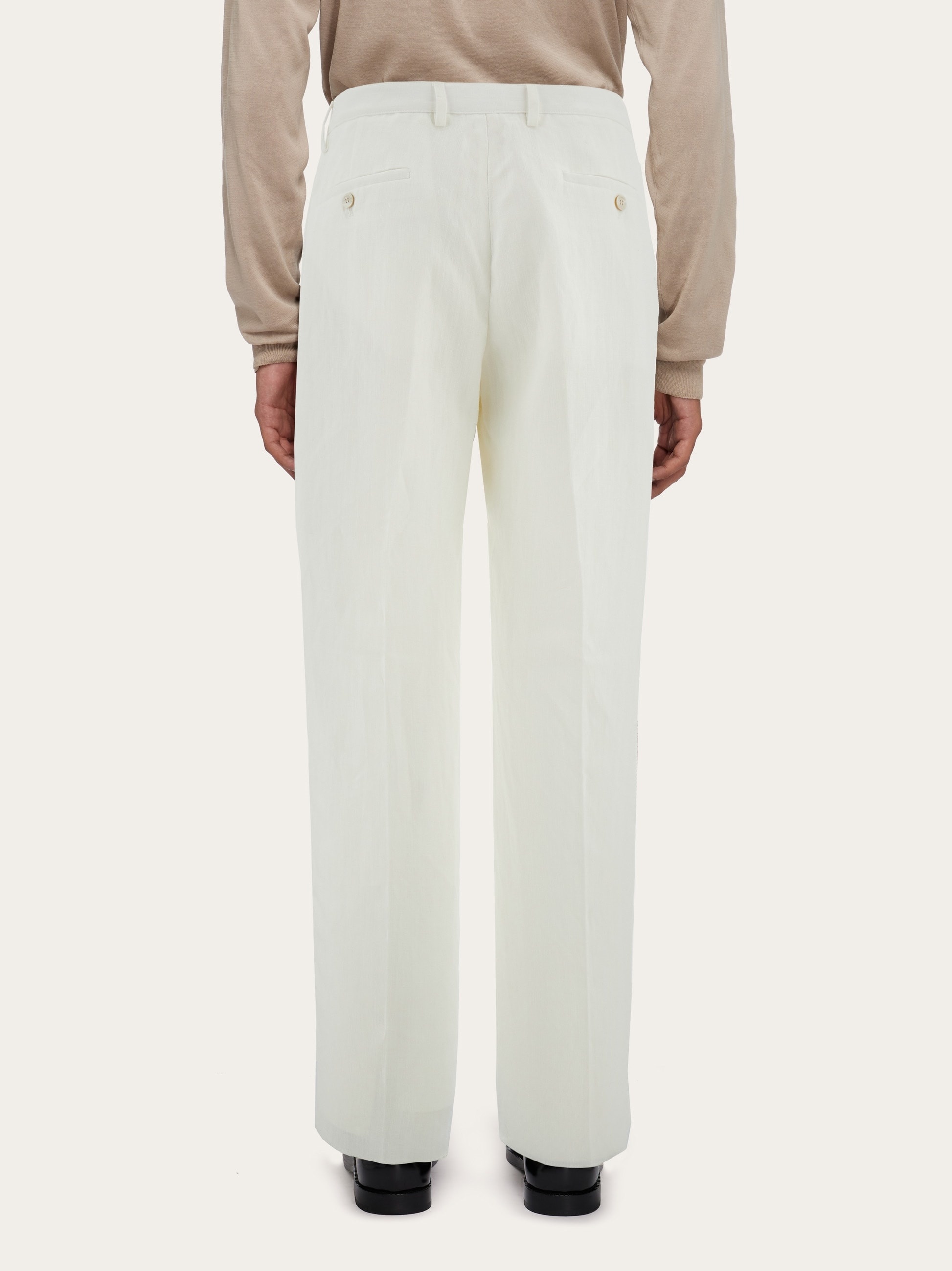 Silk and viscose tailored trouser - 3
