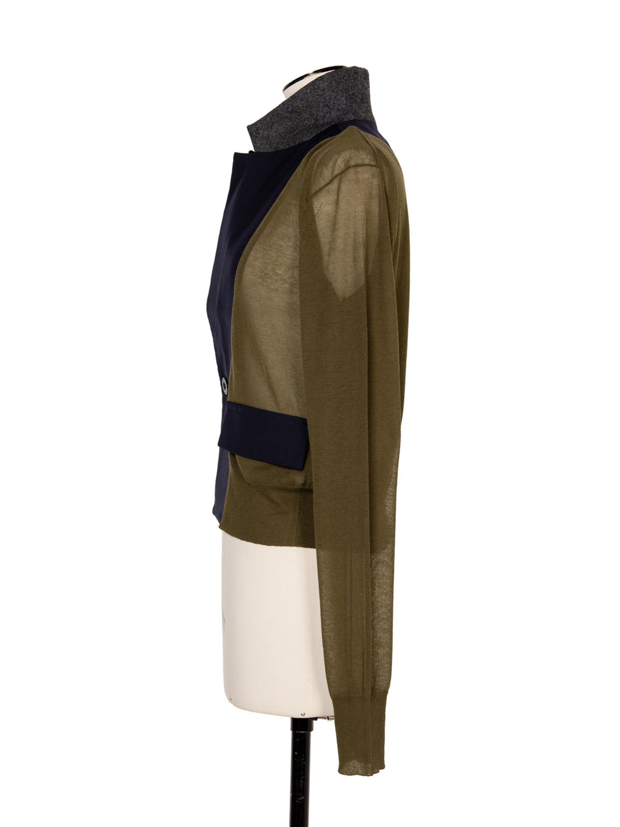 Suiting Mix Knit Cardigan - 3