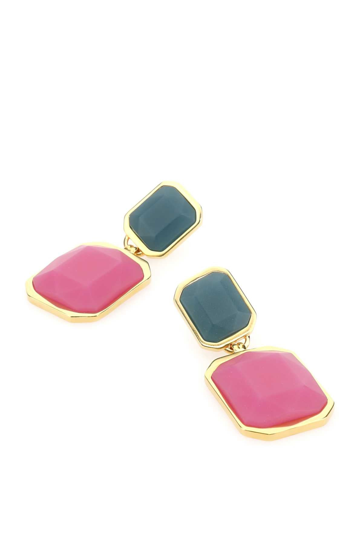 Saint Laurent Women Golden Metal Earrings - 2
