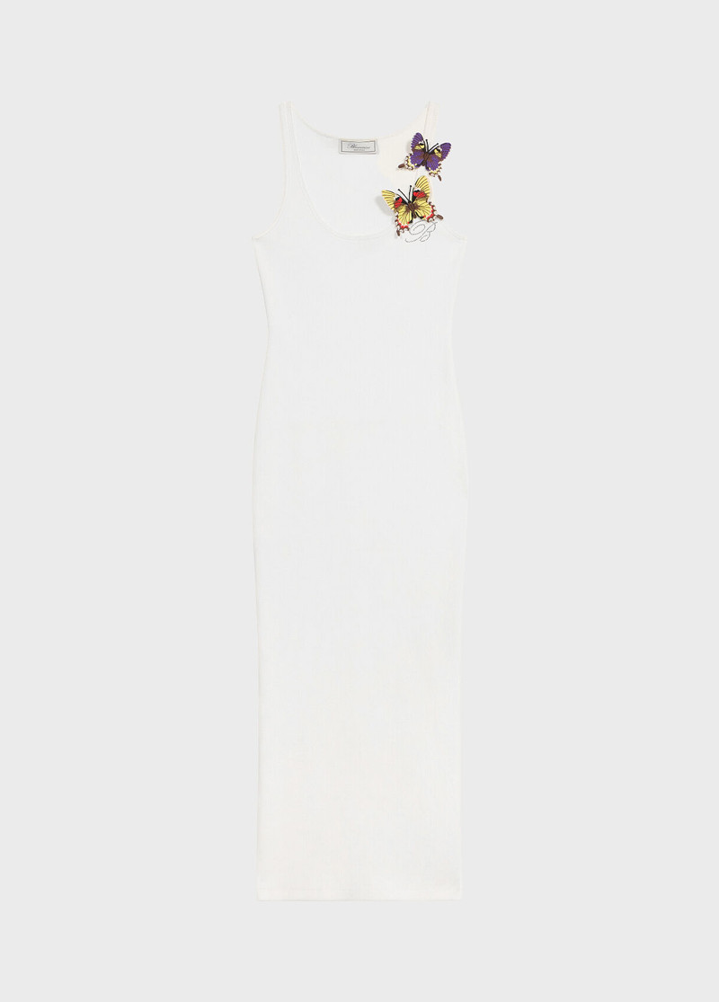 JERSEY DRESS WITH BUTTERFLIES AND MONOGRAM 1