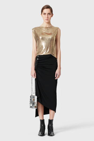 Paco Rabanne TOP IN A GOLDEN MINI MESH outlook