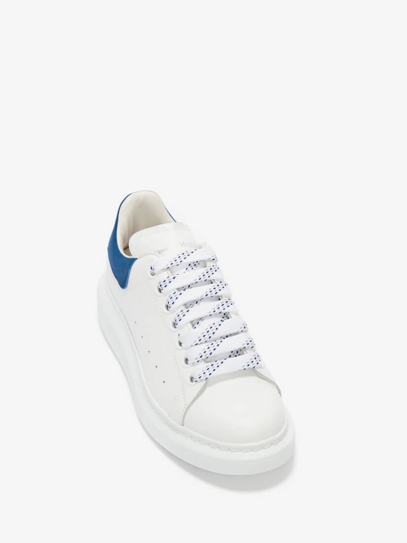 Men's Oversized Sneaker in White/paris Blue - 2