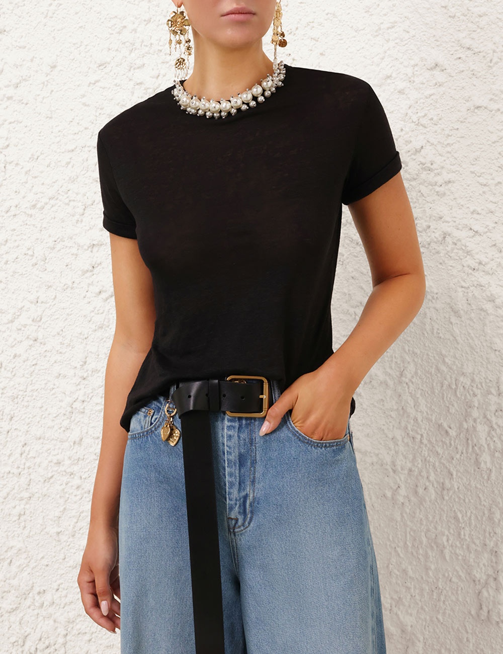 CRUSH EMBELLISHED TEE - 2