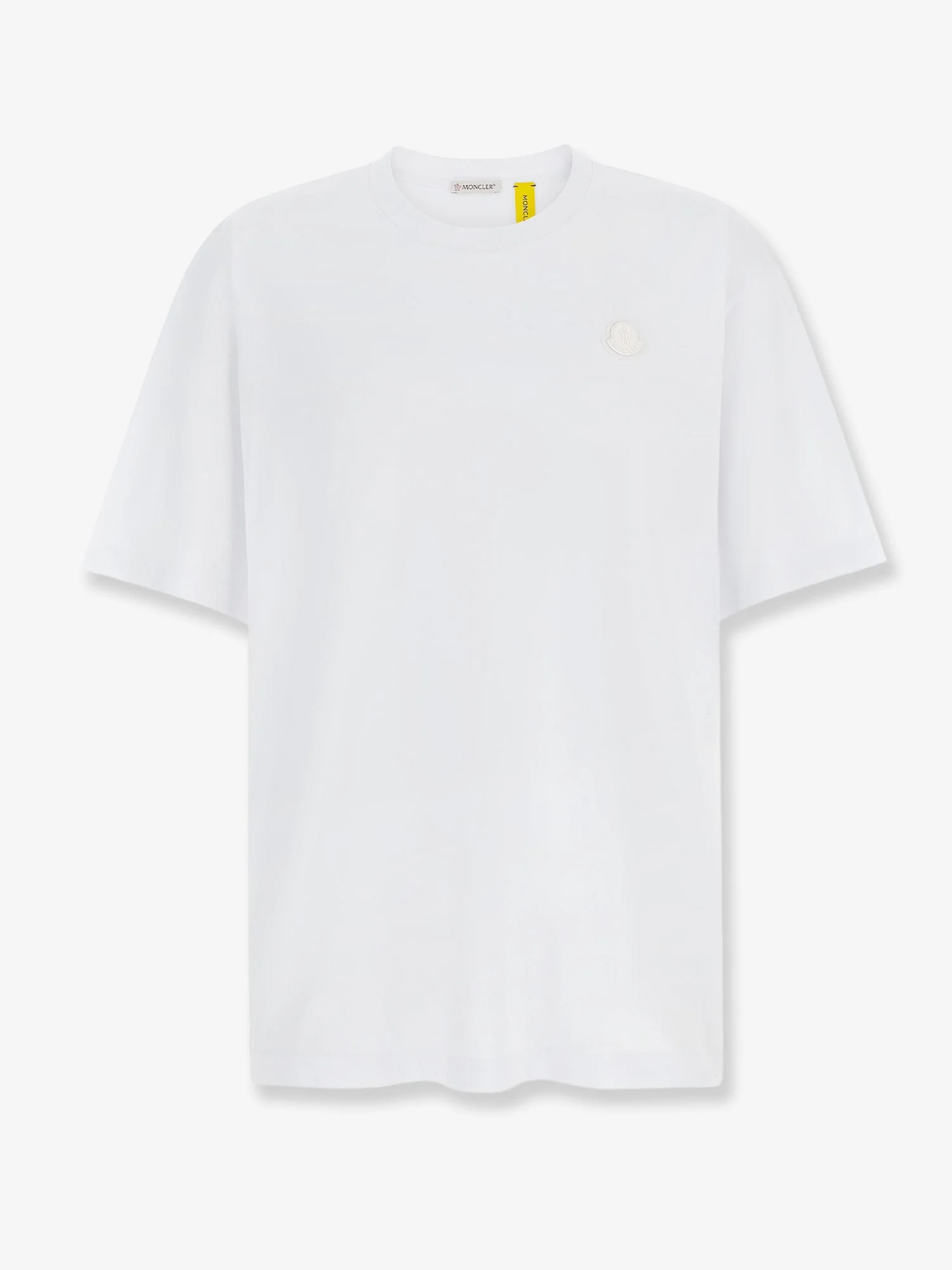 Moncler Genius Cotton T-Shirt With Logo Patch On The Front - 1
