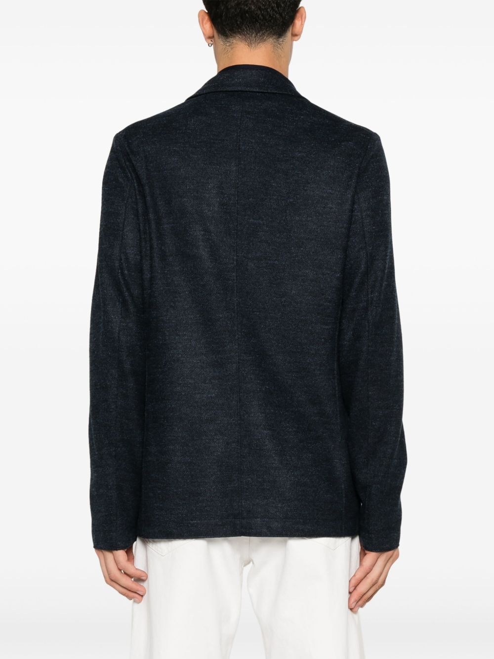 mélange-effect blazer - 4