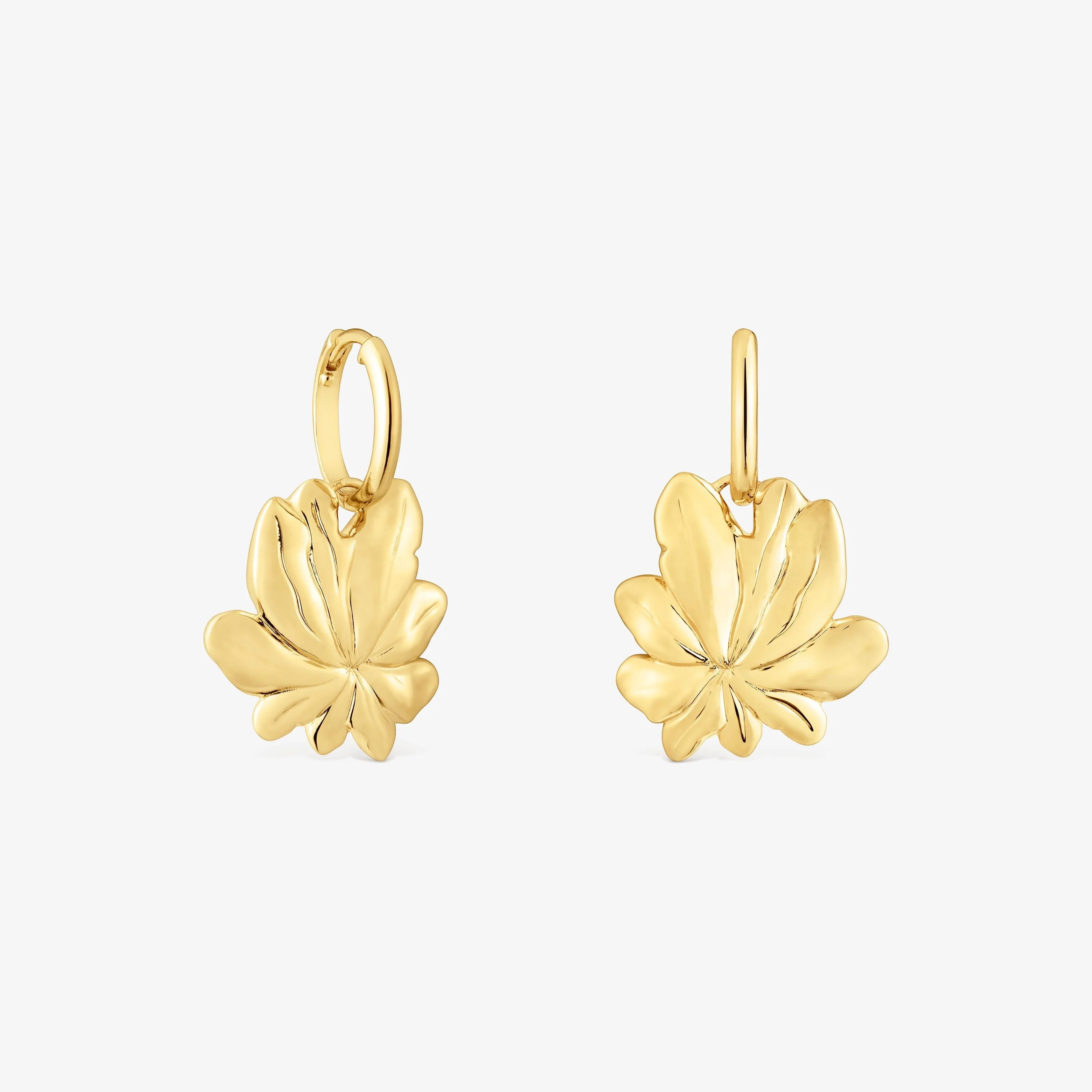 Short 18K gold vermeil Hoop earrings with motif TOUS Yagrumo - 1
