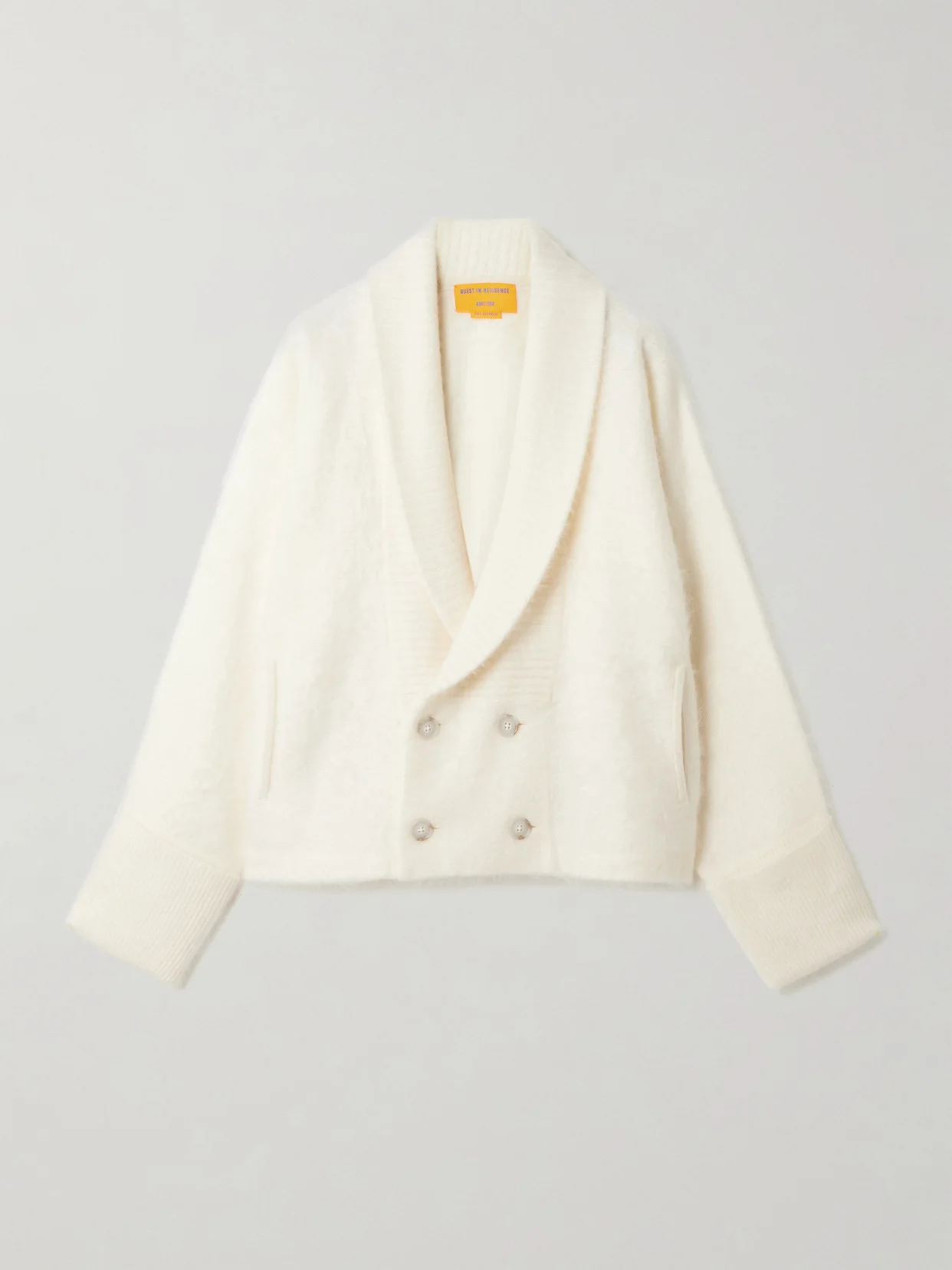 Grizzly Double-breasted Brushed-cashmere Jacket - 1