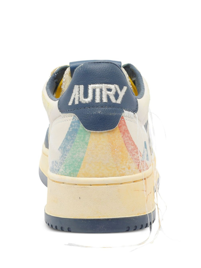 rainbow-detail low-top sneakers 3