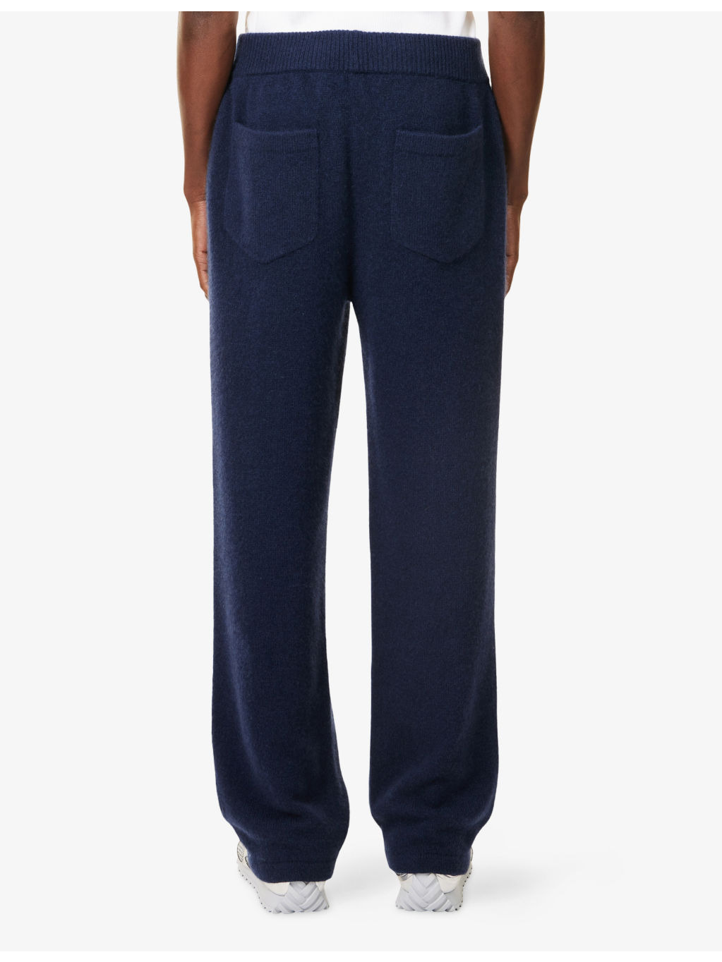 Brushed Wide-Leg Cashmere Trousers - 4
