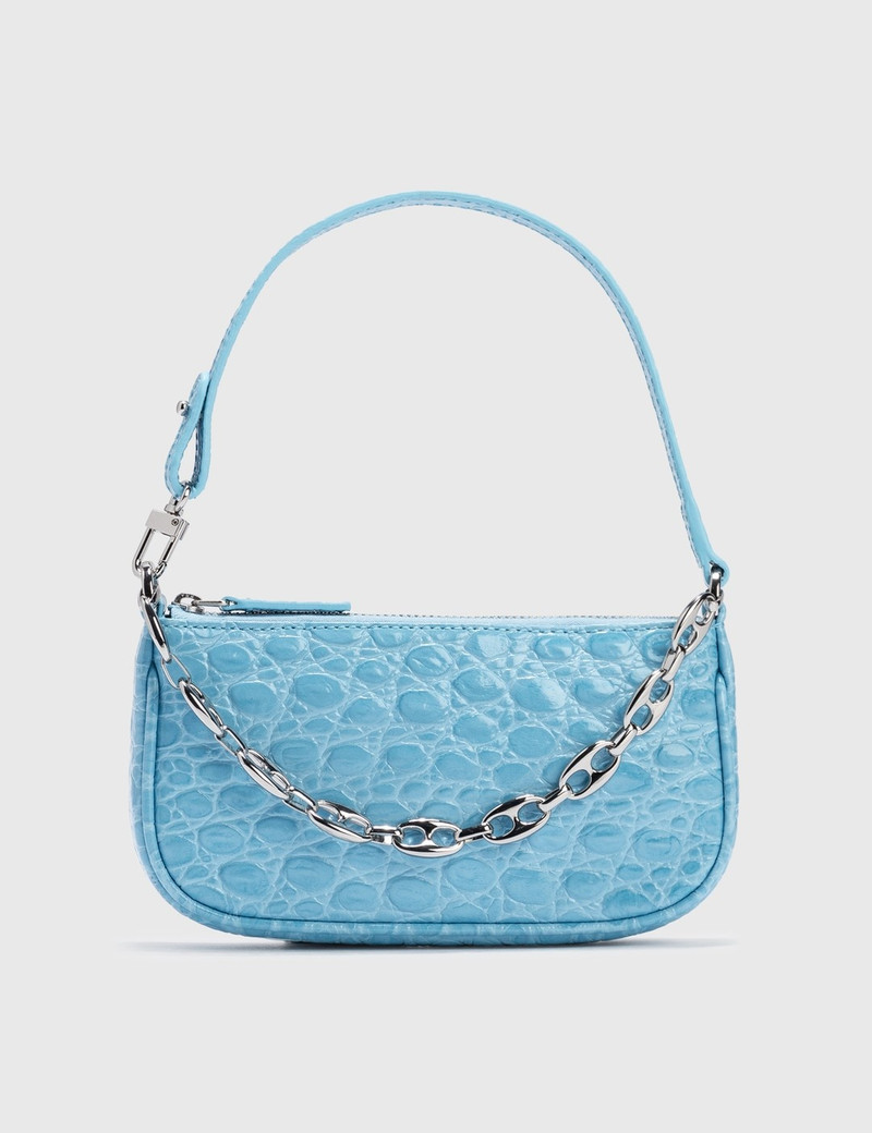 MINI RACHEL CROCO SHOULDER BAG 1