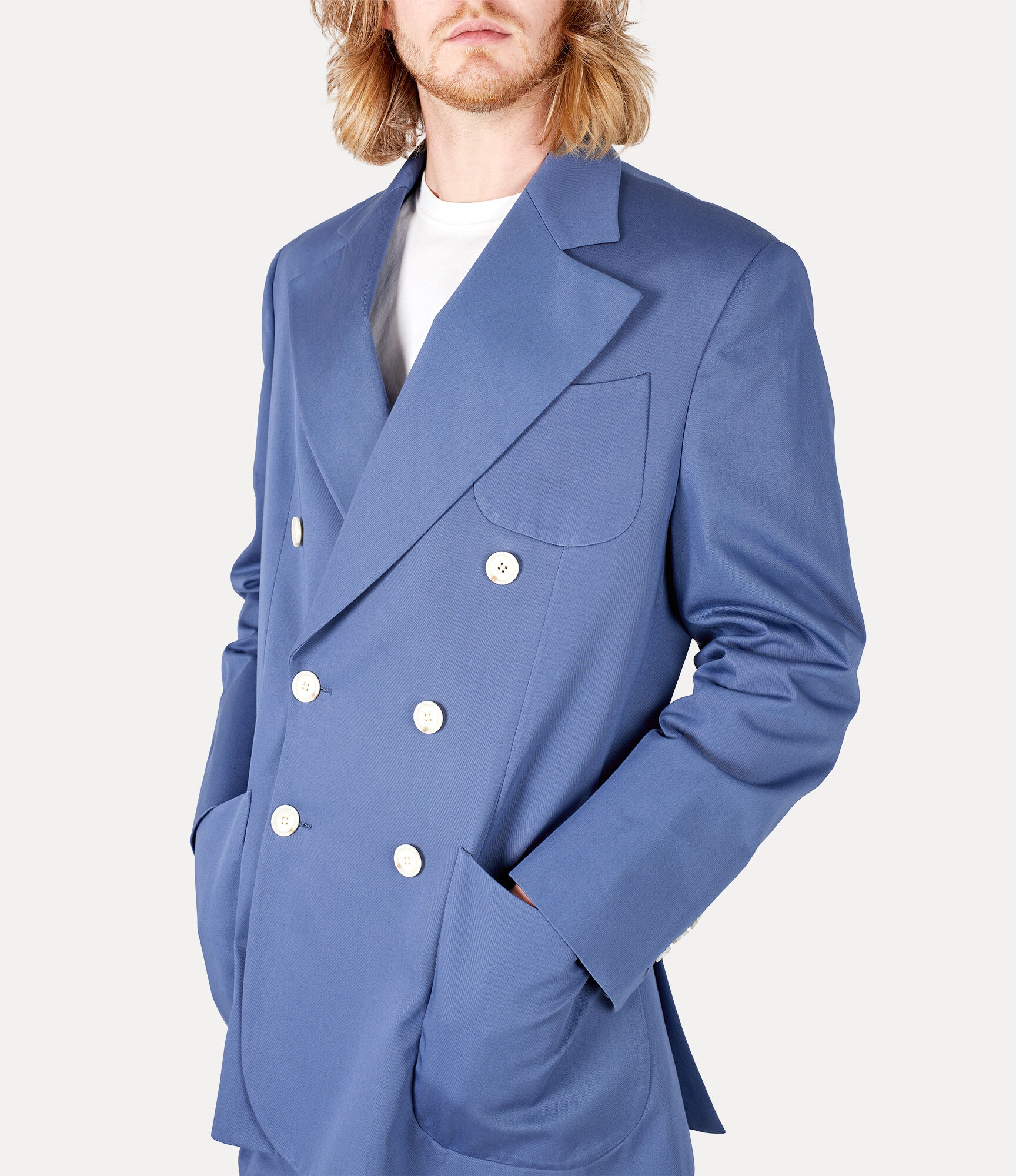 CASUAL DOUBLE BREASTED JACKET - 5