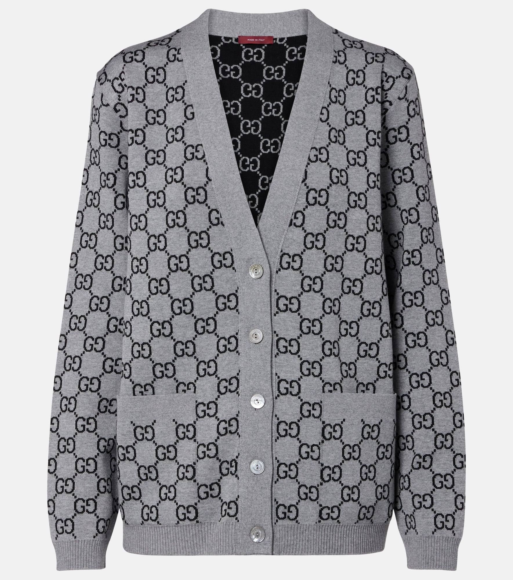 GG wool-blend cardigan - 1