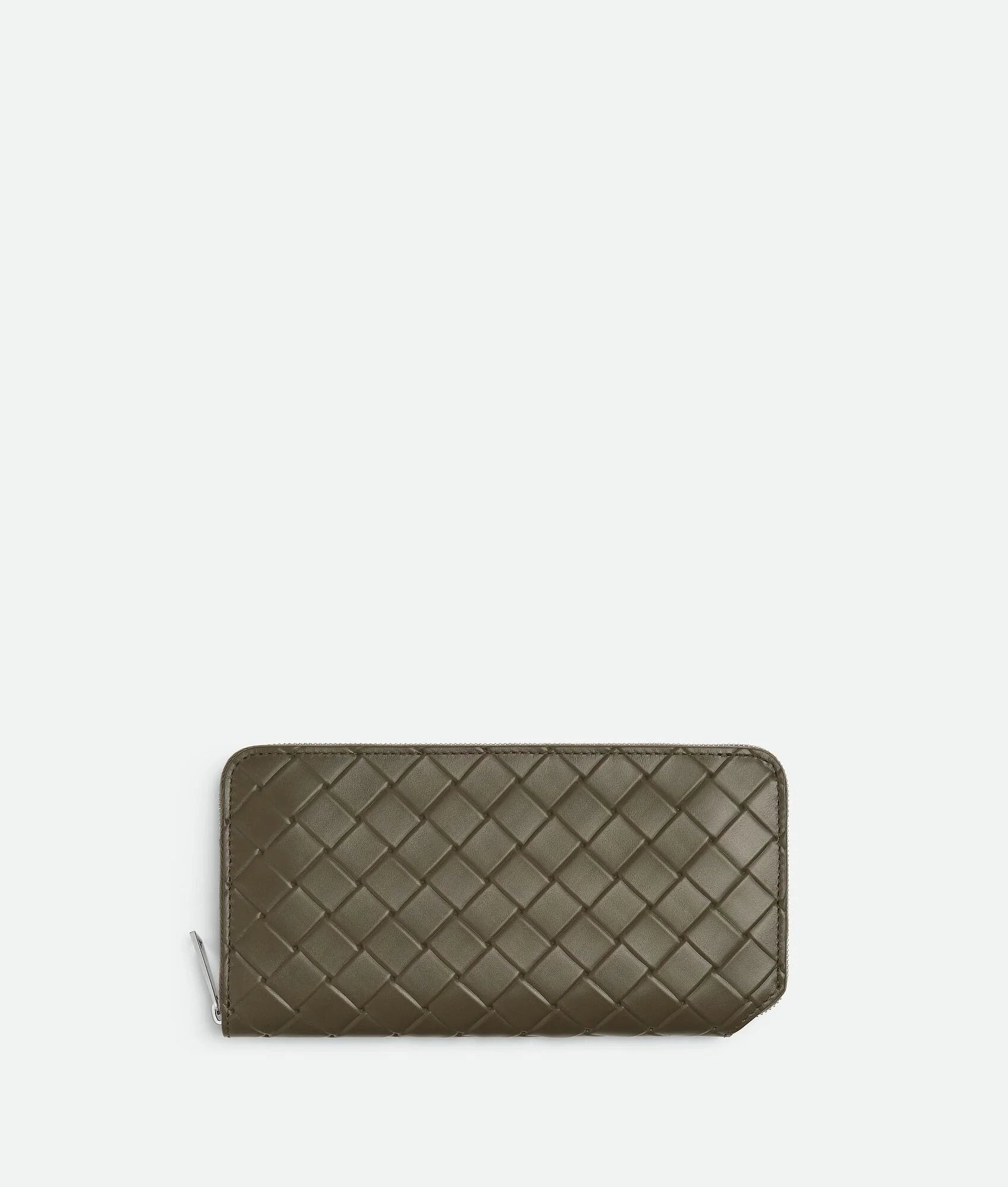 Intrecciato Stamp Zip Around Wallet - 1