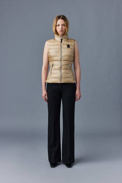 MACKAGE KARLY Recycled E3-Lite down vest with peplum outlook