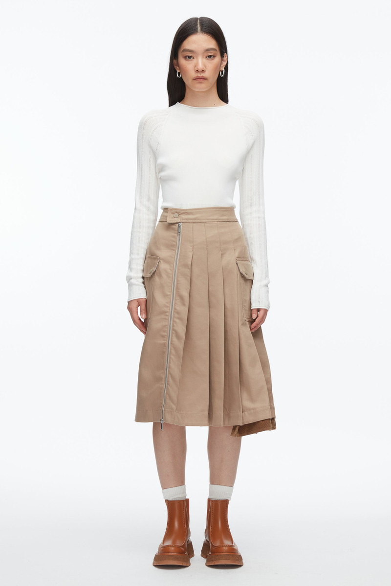 3.1 Phillip Lim Pleated Zip Utility Skirt outlook