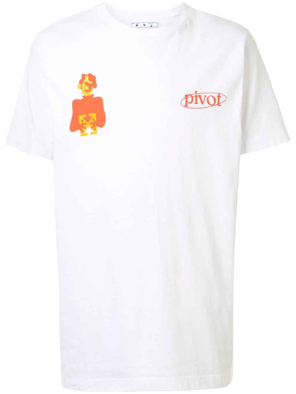 pivot-print short-sleeve T-shirt - 1