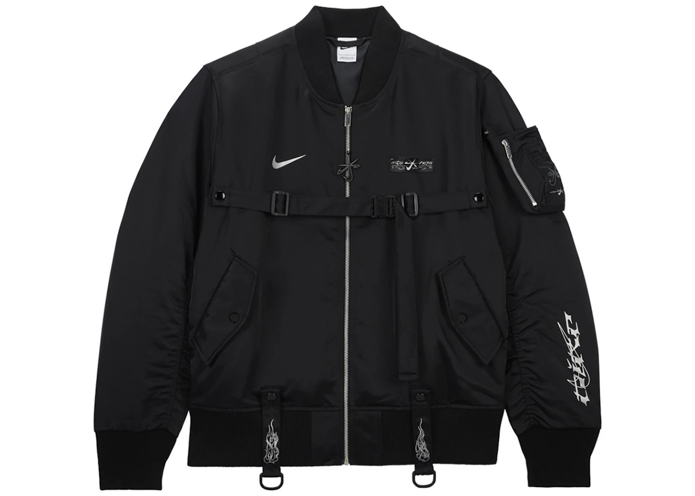 Nike x Megan Thee Stallion Bomber Jacket Black - 1