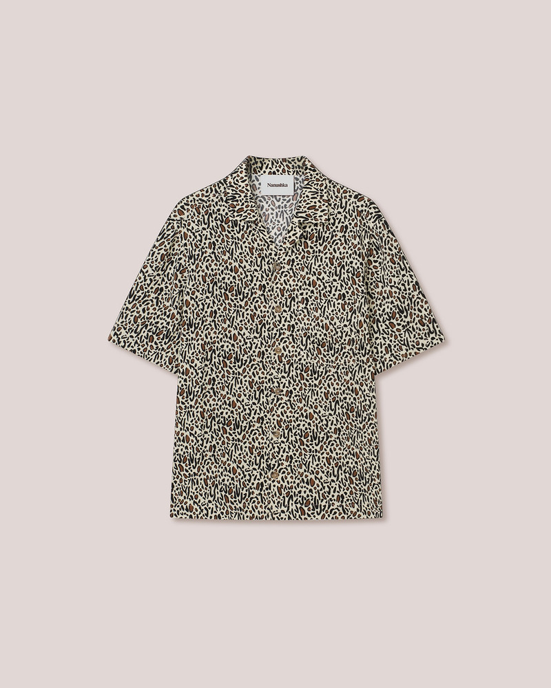 BODIL - 60’s pleat shirt - Creme Ocelot 1