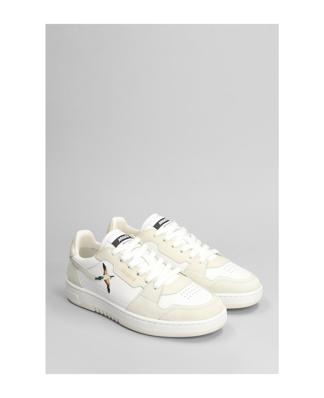 Dice Lo Bee Bird Sneakers In White Leather - 2