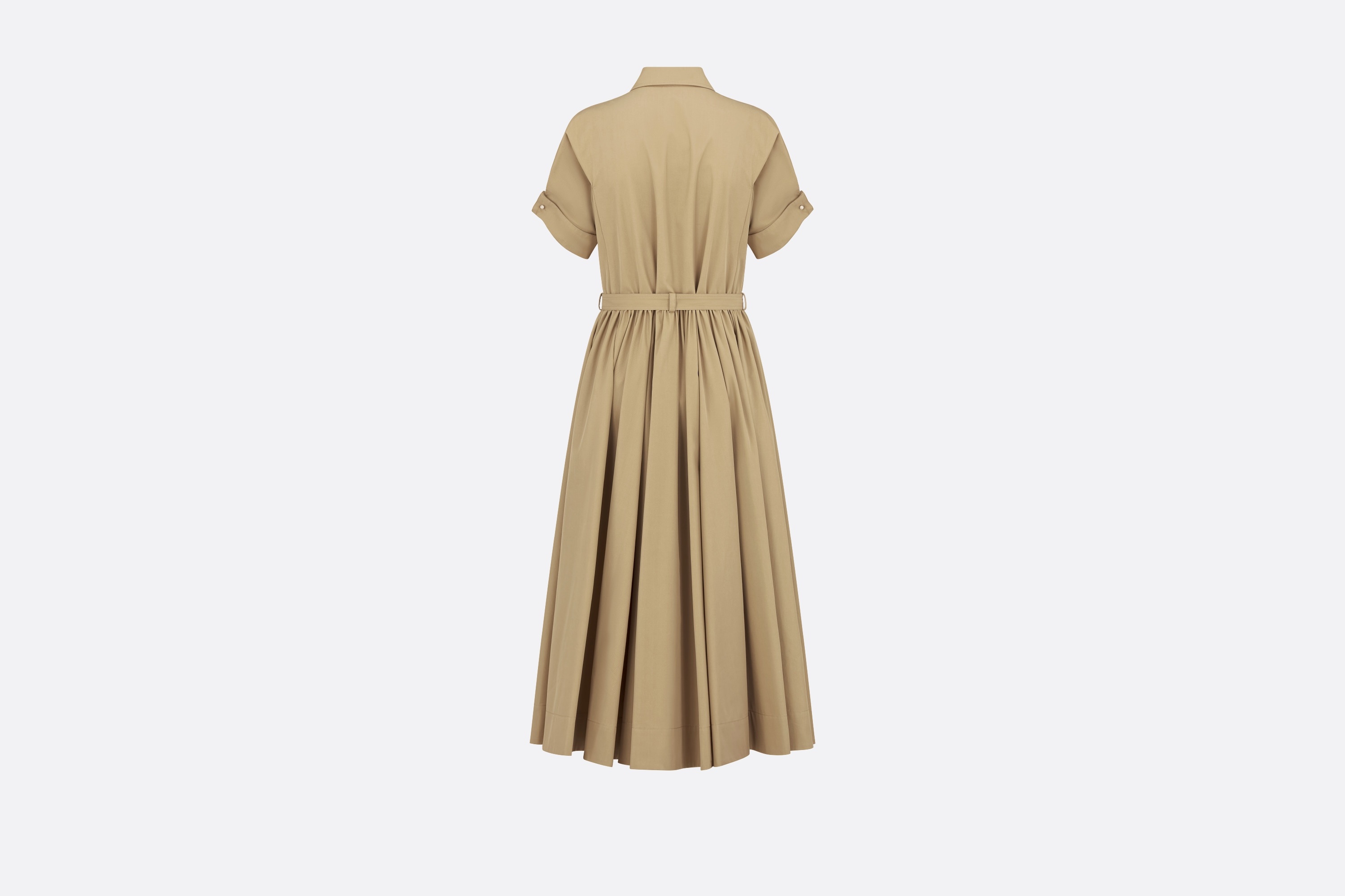 Belted Mid-Length Dress - 2