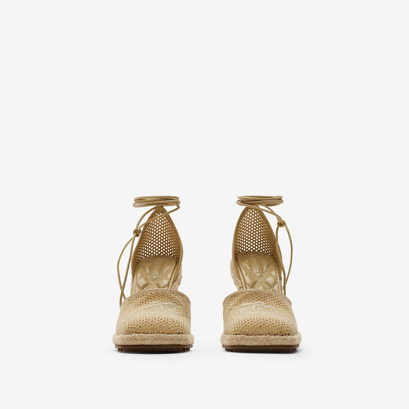 메시 플런저 Espadrilles 3