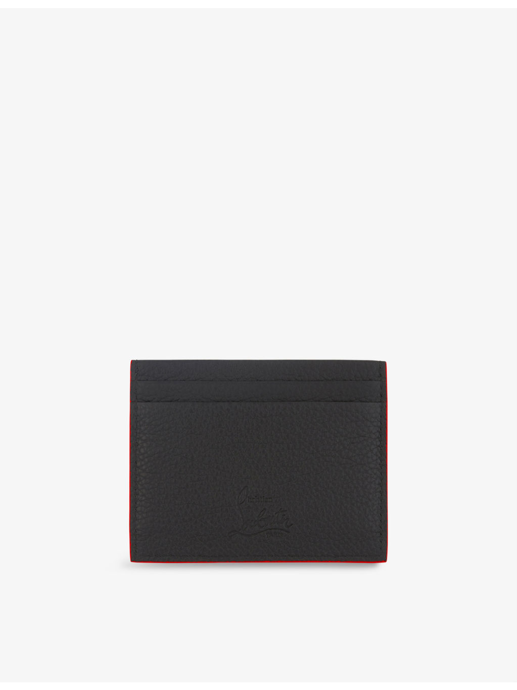 Kios stud-embellished leather card holder - 3