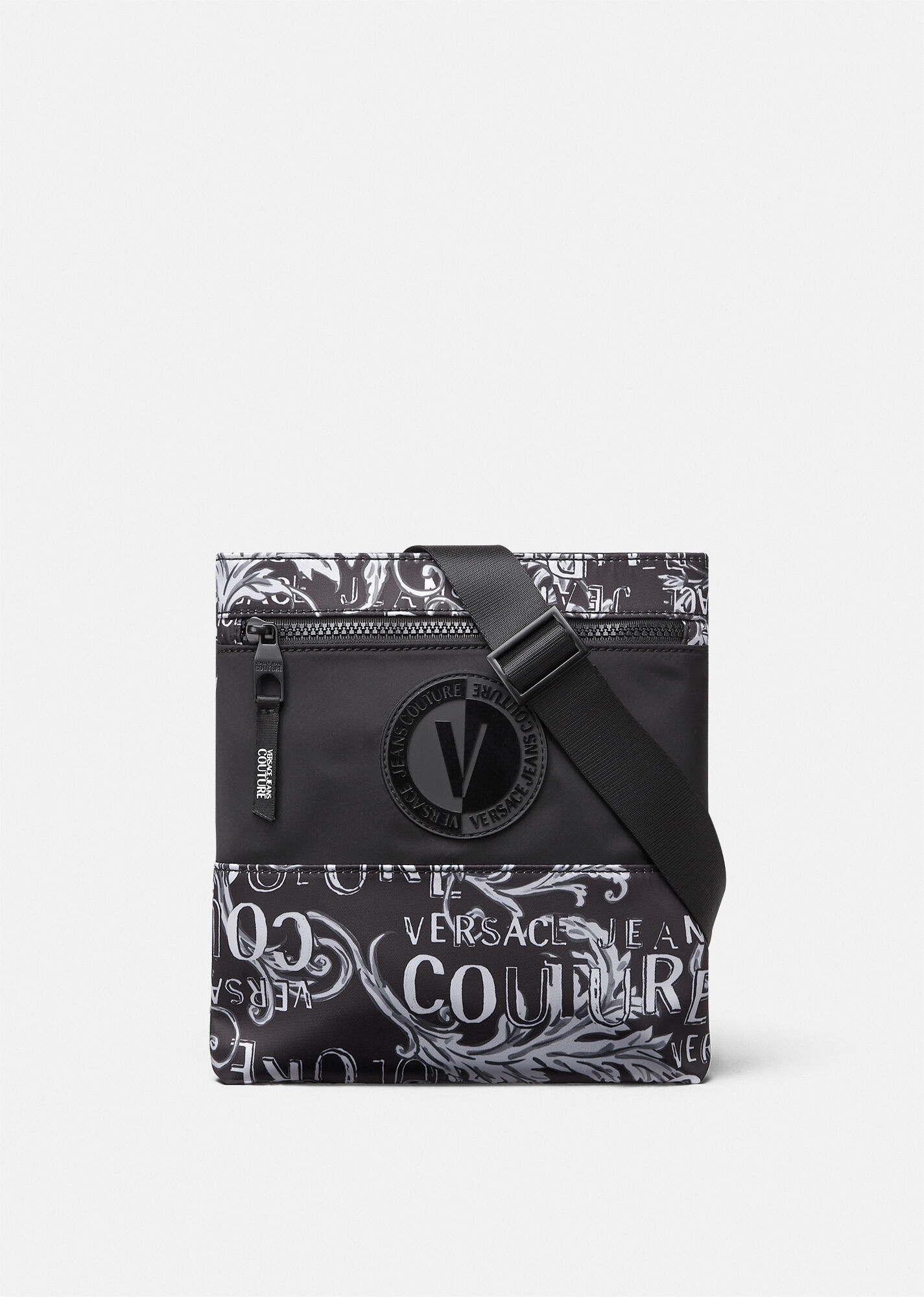 Logo Couture V-Emblem Crossbody Bag - 1