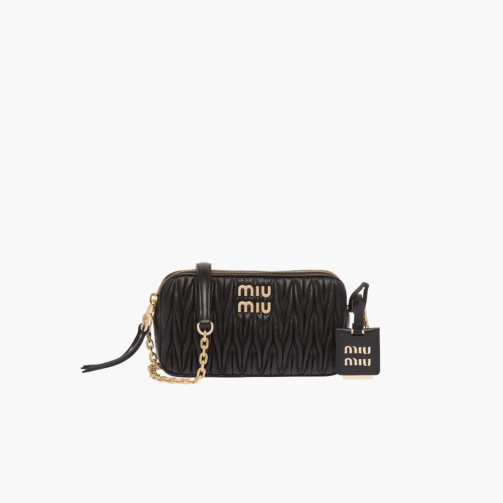 Matelassé nappa leather mini-bag - 1