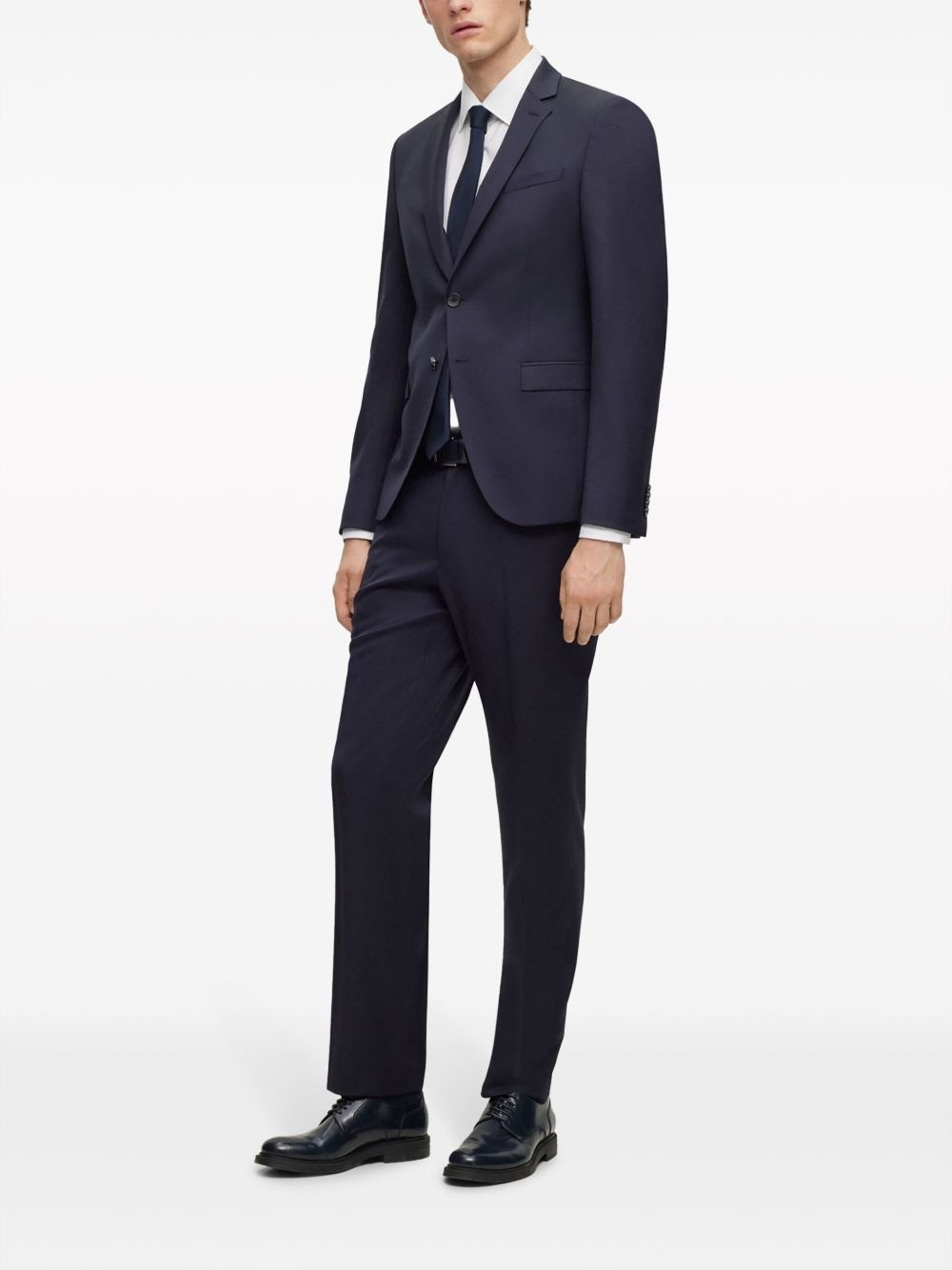 virgin-wool single-breasted blazer - 2