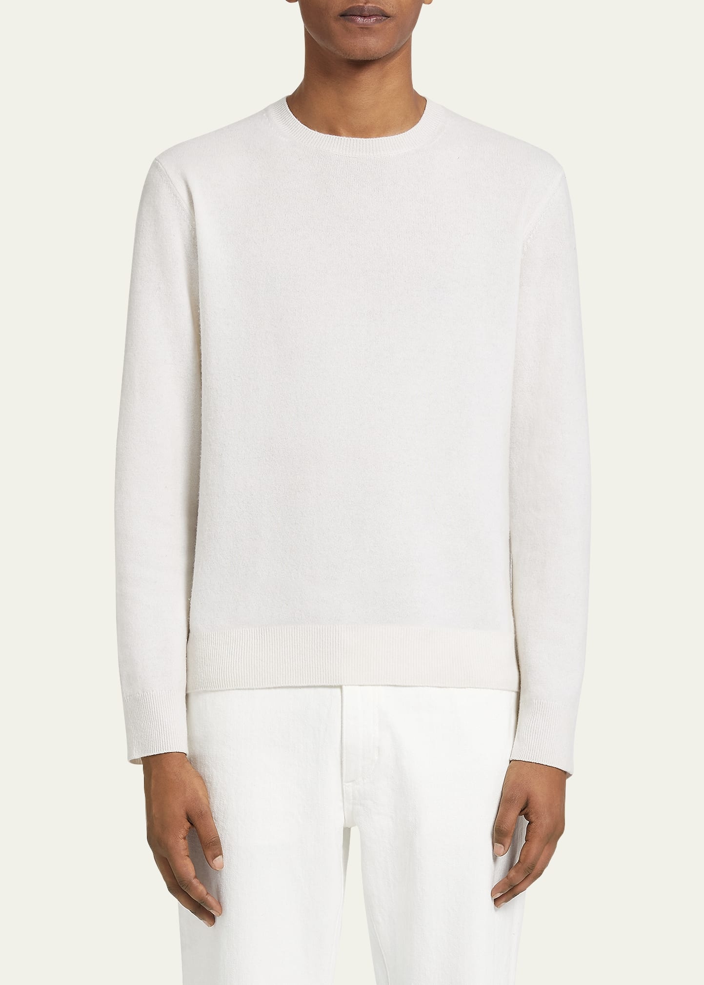 Men's Oasi Cashmere Crewneck Sweater - 1