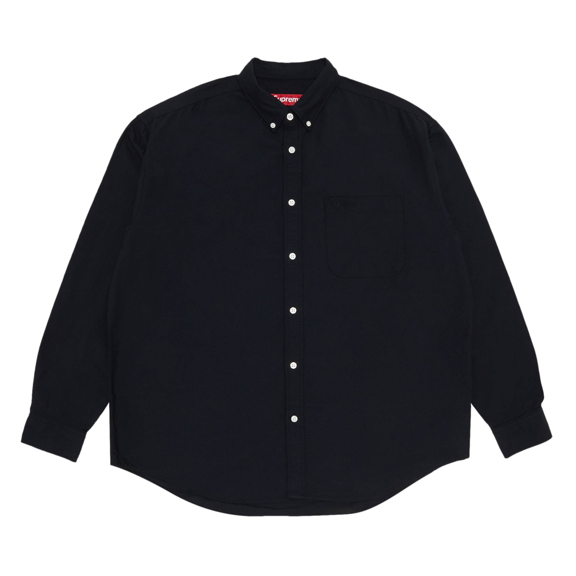 Supreme Loose Fit Oxford Shirt 'Black' - 1