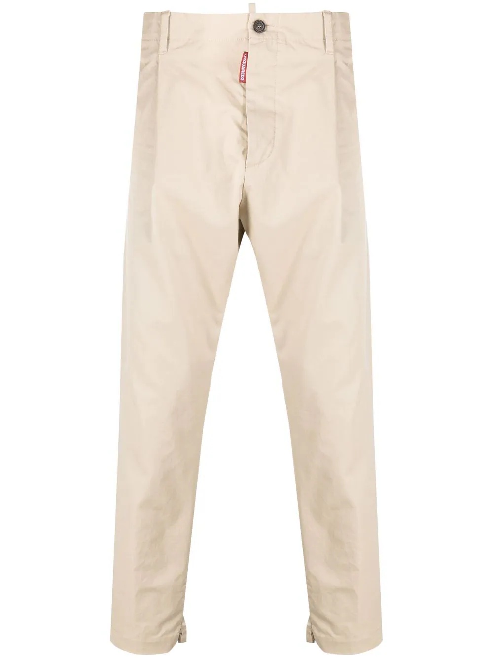 cropped tapered chinos - 1