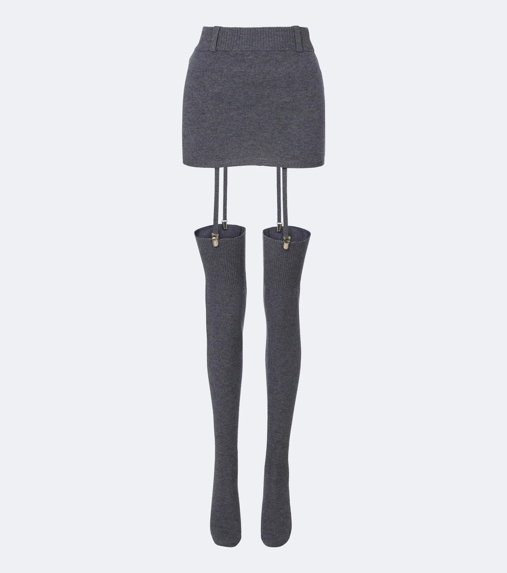 Costa miniskirt and over-the-knee socks set - 1