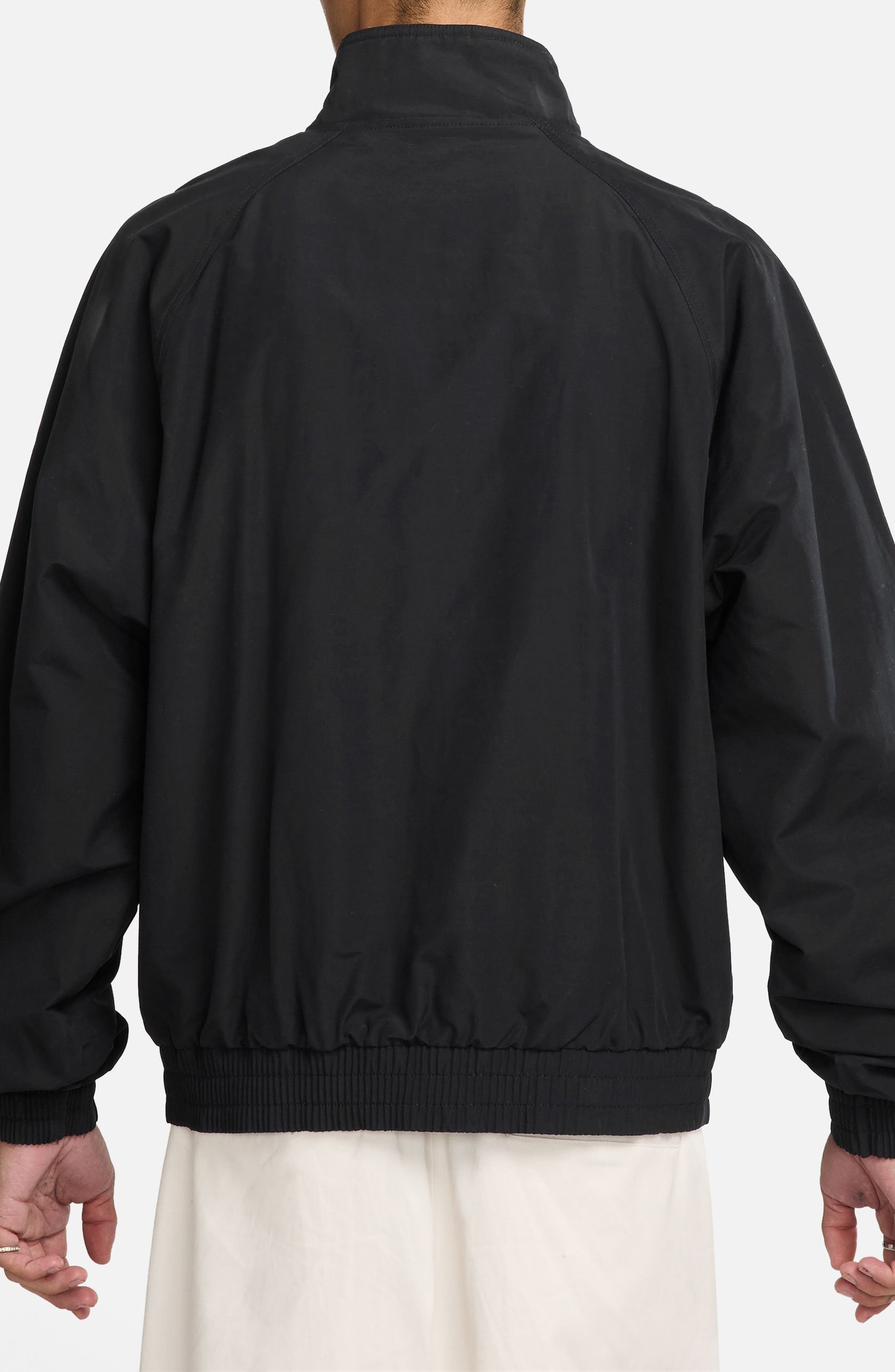 Nike Club Fleece Futura Jacket in Black/White at Nordstrom - 2