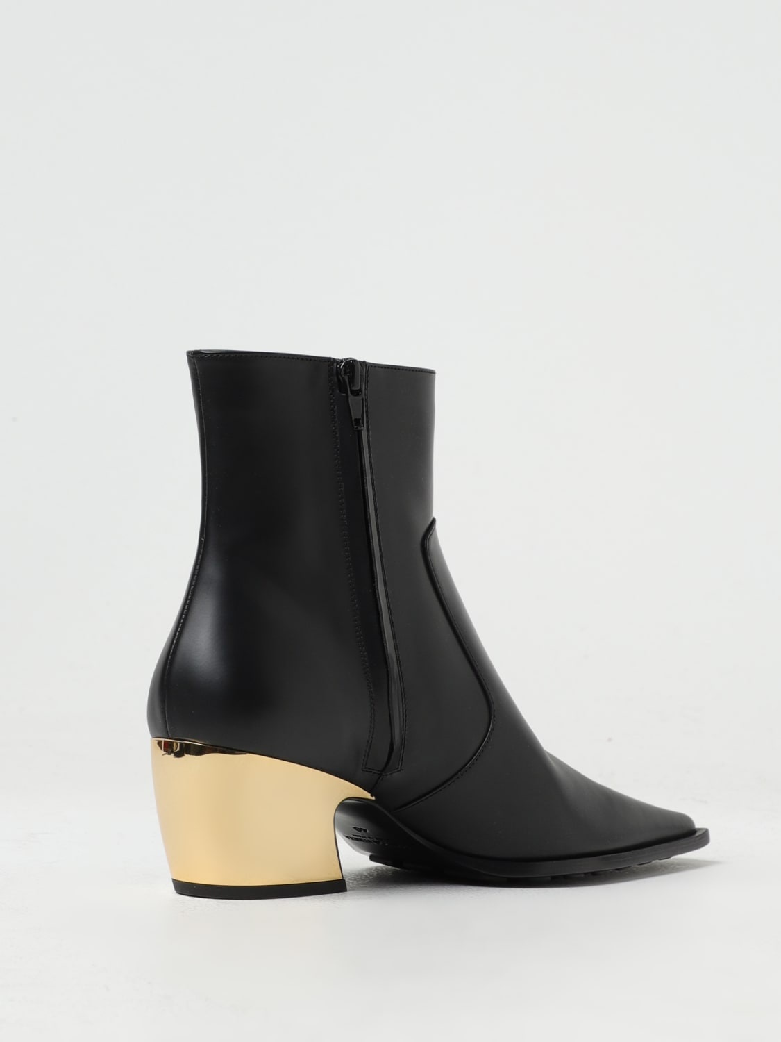 Bottega Veneta Tex ankle boots in leather with zip - 3