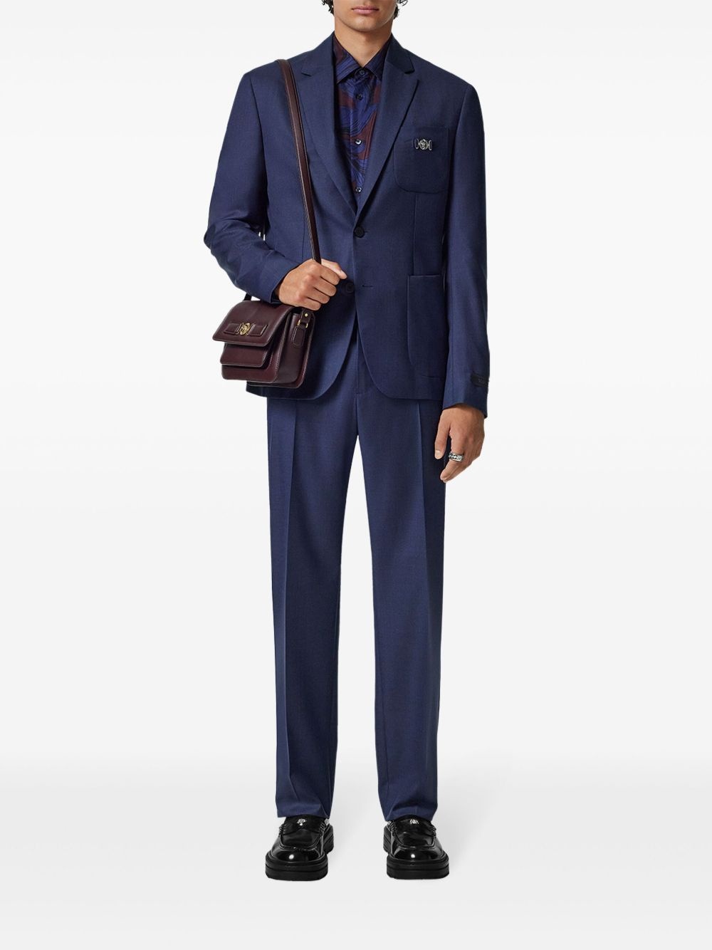 Medusa Head wool blazer - 2