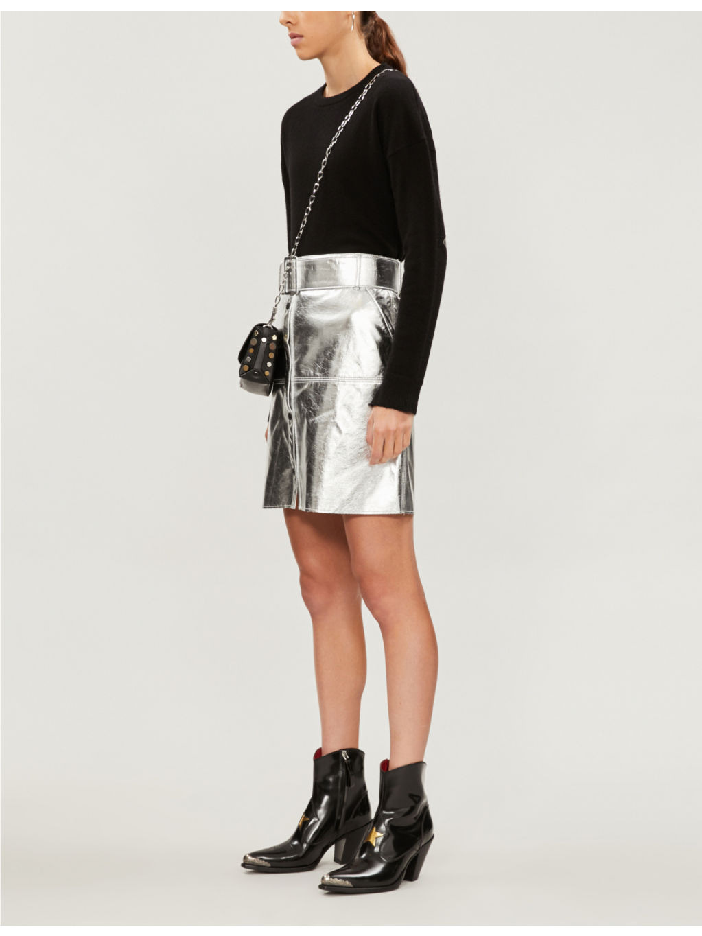 Cici Patch cashmere jumper - 3