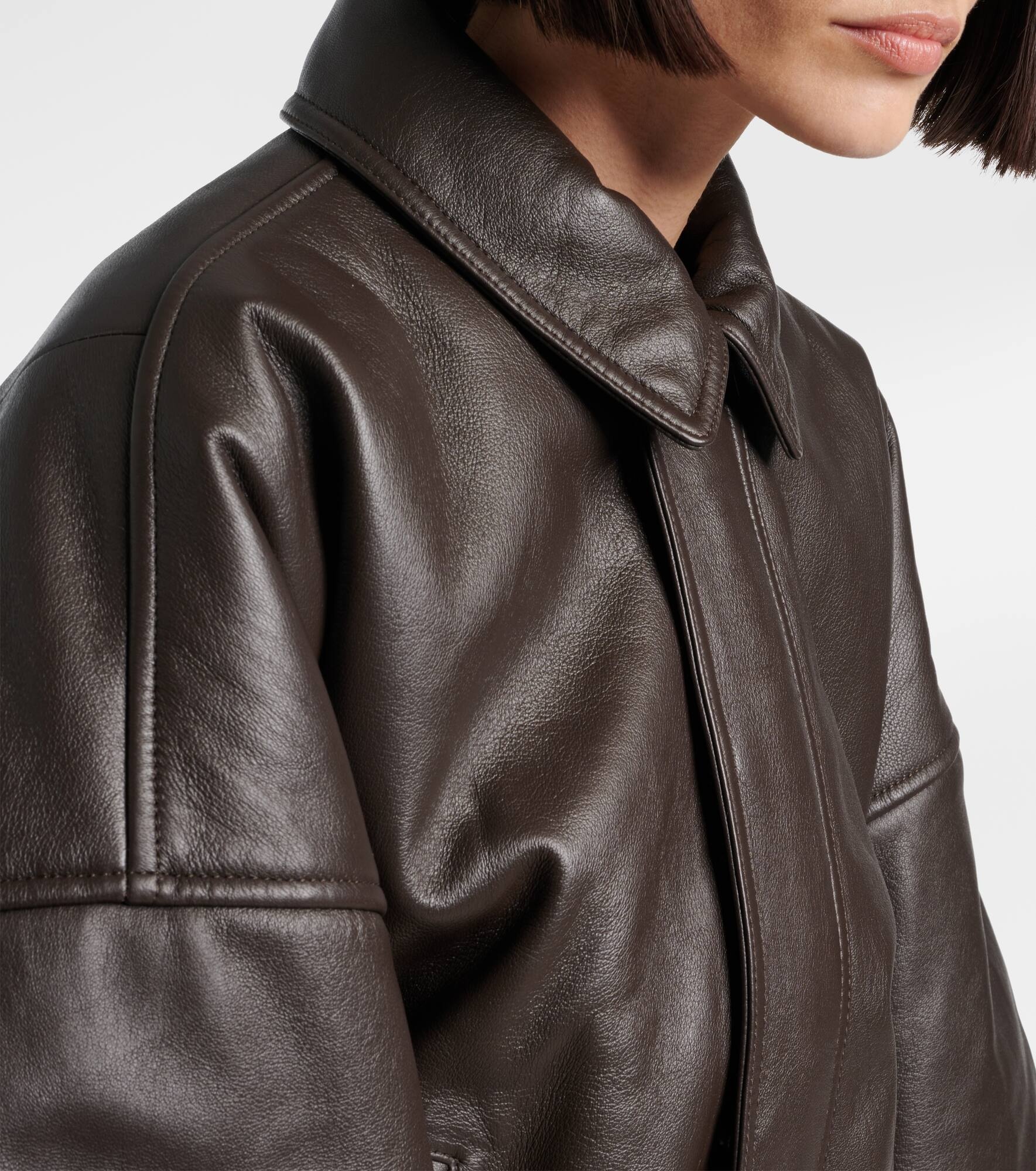 Round Taxi leather jacket - 4