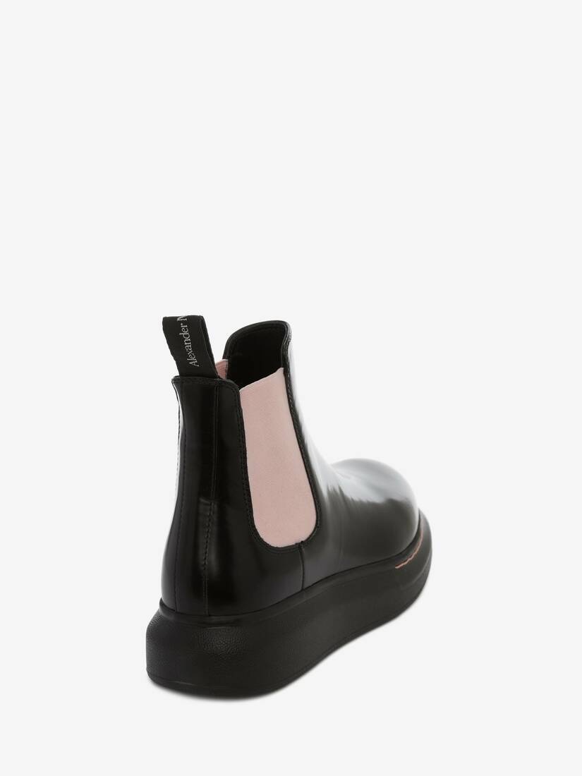Hybrid Chelsea Boot in Black/sugar Pink - 3