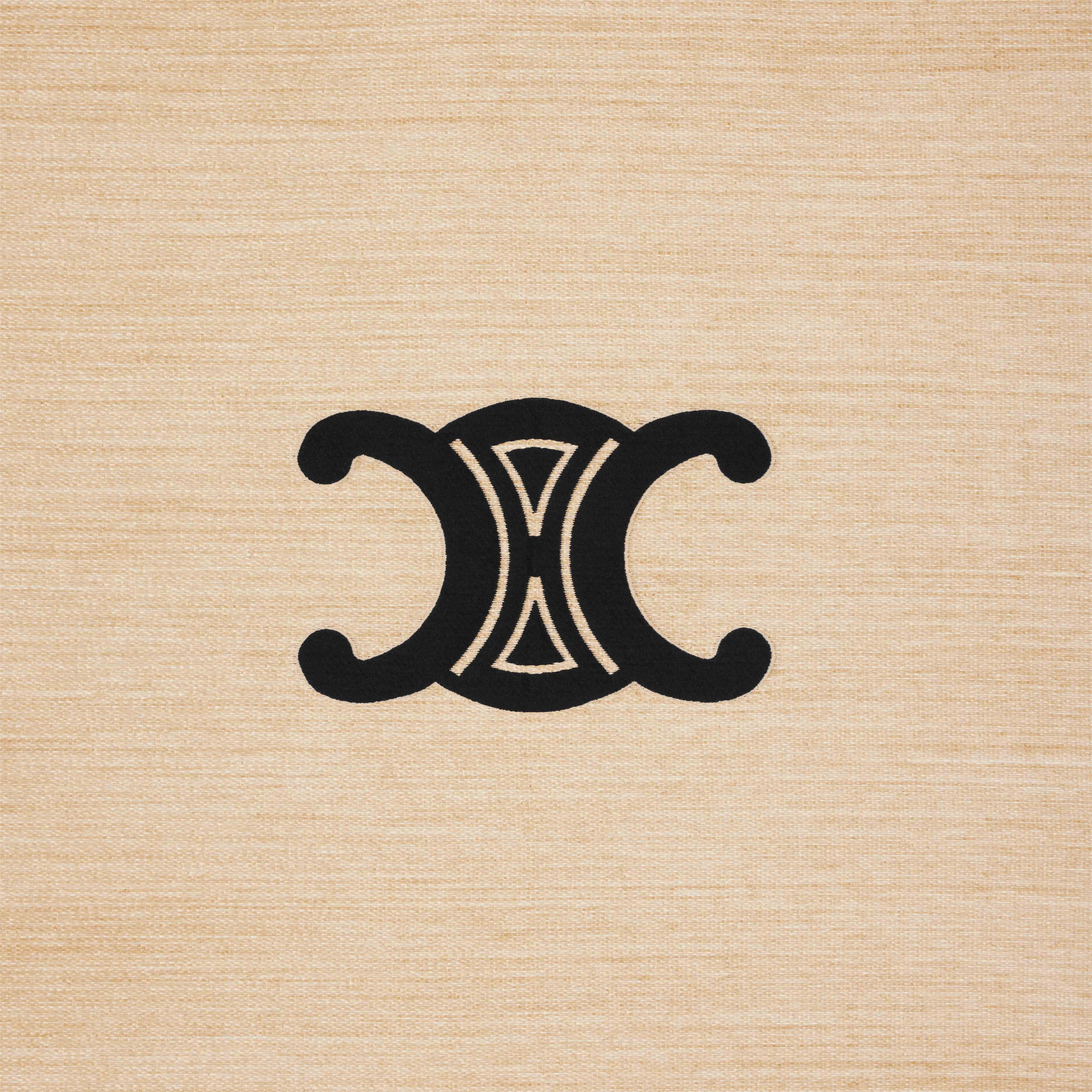 Beach mat and beach mat holder in calfskin - 3