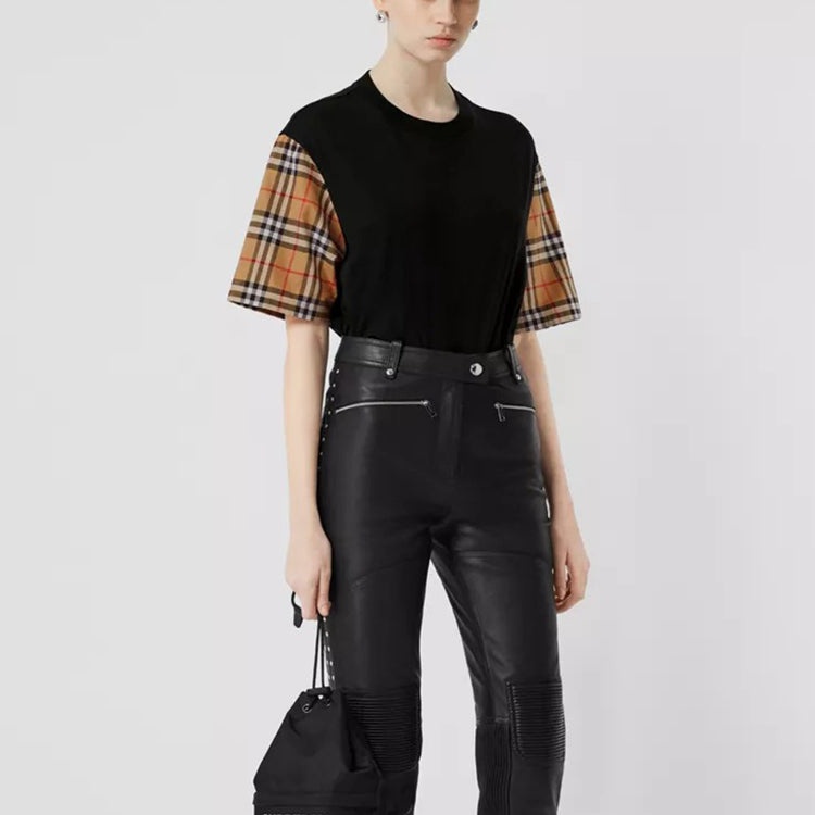 (WMNS) Burberry Vintage Check oversized in Black 80148951 - 5